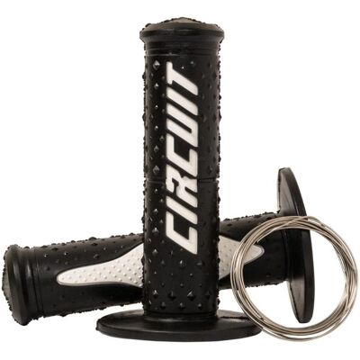 Circuit Electra Handvatten - Zwart Wit - Cross/Enduro Circuit Electra Handvatten - Zwart Wit - Cross/Enduro