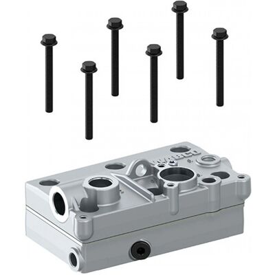 Tête de cylindre WABCO pour compresseur d'air - Tête de cylindre, WABCO, 412 704 933 2 Tête de cylindre WABCO pour compresseur d'air - Tête de cylindre, WABCO, 412 704 933 2