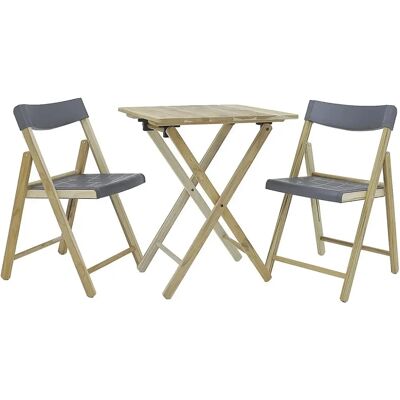 Tramontina Potenza Folding Bistro Set - Outdoor Furniture Tramontina Potenza Folding Bistro Set - Outdoor Furniture