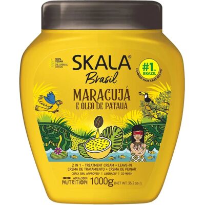 Máscara de Cabelo Skala Maracujá e Óleo de Patauá (1000 ml) Máscara de Cabelo Skala Maracujá e Óleo de Patauá (1000 ml)