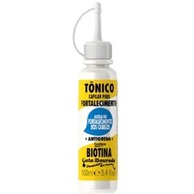 Gota Dourada 7897158700196 Tônico Fortalecedor de Biotina - Produto de cuidado capilar Gota Dourada 7897158700196 Tônico Fortalecedor de Biotina - Produto de cuidado capilar