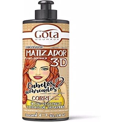 Acondicionador Matizador 3D Cobre Gota Dourada - Cuidado del cabello Acondicionador Matizador 3D Cobre Gota Dourada - Cuidado del cabello