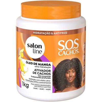 Salon Line Sos Tradicional Óleo de Manga Ativador de Rizos - Produto de Cuidados Capilares Salon Line Sos Tradicional Óleo de Manga Ativador de Rizos - Produto de Cuidados Capilares