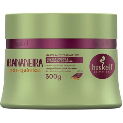 Haskel Bananeira 300ml Máscara - Máscara Haskel Bananeira 300ml Máscara - Máscara
