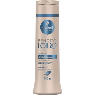 Haskell Bendito Loiro 300ml - Shampoo pour Cheveux Blonds - Publicité Haskell Bendito Loiro 300ml - Shampoo pour Cheveux Blonds - Publicité