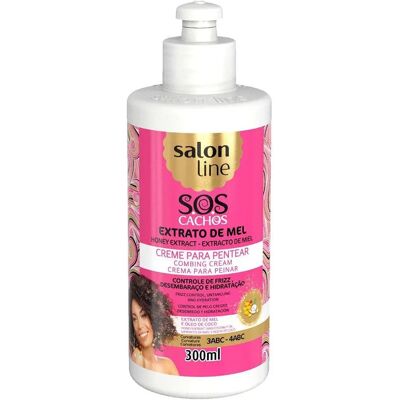 Salon Line Mel Cachos Intensos - Crème Coiffante Cheveux Bouclés & Crépus - Publicité Salon Line Mel Cachos Intensos - Crème Coiffante Cheveux Bouclés & Crépus - Publicité