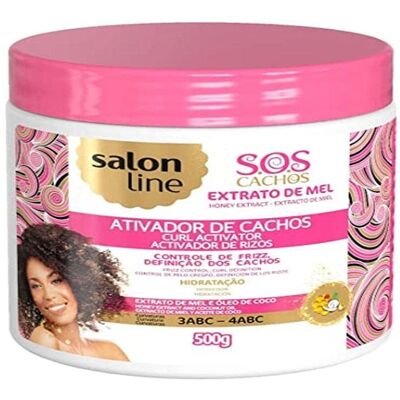 Salon Line Mel Cachos Intensos Activateur de Boucles - Type de Cheveux 3ABC-4ABC - Publicité Salon Line Mel Cachos Intensos Activateur de Boucles - Type de Cheveux 3ABC-4ABC - Publicité