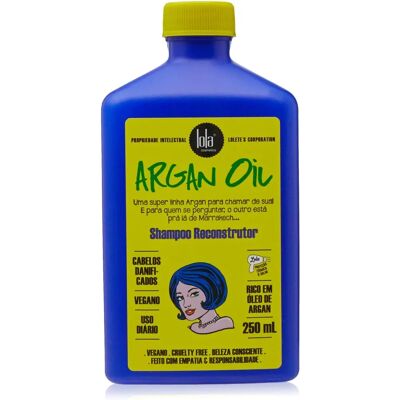 Shampoo Reconstrutor com Óleo de Argan - Lola Cosmetics Shampoo Reconstrutor com Óleo de Argan - Lola Cosmetics