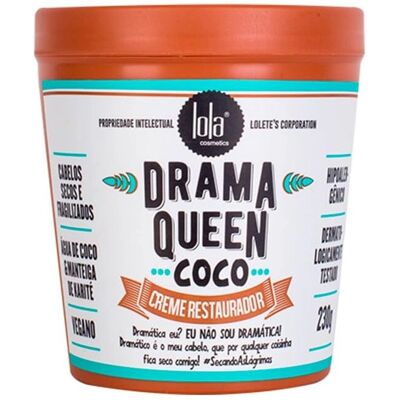 Lola Cosmetics Drama Queen Coco Wiederherstellende Maske - 230g für Frauen Lola Cosmetics Drama Queen Coco Wiederherstellende Maske - 230g für Frauen