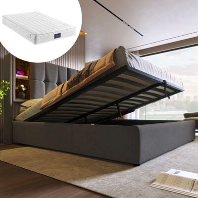 WISHDOR - Cama almacenamiento 160x200 - Wireless USB-C - Cama WISHDOR - Cama almacenamiento 160x200 - Wireless USB-C - Cama