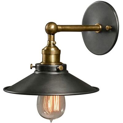 EOSNOW - WL089 - Nero - E27 - Lampada da parete EOSNOW - WL089 - Nero - E27 - Lampada da parete