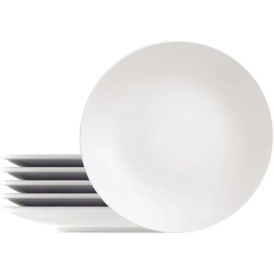 Assiettes en porcelaine Tramontina Leonora - 6 pièces Assiettes en porcelaine Tramontina Leonora - 6 pièces
