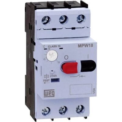 WEG MPW18-3-C063 Motor Protection Switch - Adjustable 0.63A WEG MPW18-3-C063 Motor Protection Switch - Adjustable 0.63A