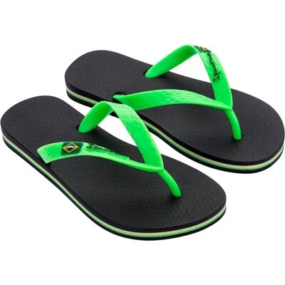 Ipanema Classic Brasil Kids Chaussons unisex - Vert et noir rose - Tongs - Publicité Ipanema Classic Brasil Kids Chaussons unisex - Vert et noir rose - Tongs - Publicité