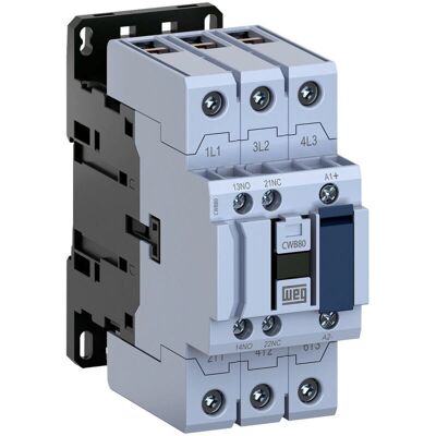 WEG CWB80-11-30D02 Leistungsschütz - Schneller Schaltkontakt 3 NO 37kW WEG CWB80-11-30D02 Leistungsschütz - Schneller Schaltkontakt 3 NO 37kW