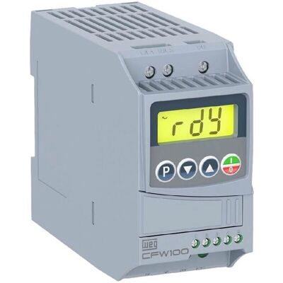WEG CFW100 A 01P6 S2 Frequenzumrichter - 0.18 kW IP20 WEG CFW100 A 01P6 S2 Frequenzumrichter - 0.18 kW IP20