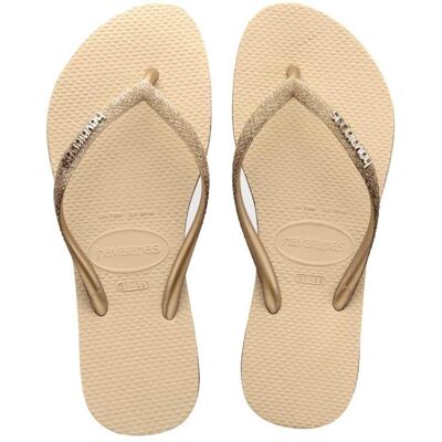 Havaianas Slim Sparkle II - sandgrau Havaianas Slim Sparkle II - sandgrau