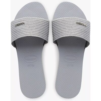 Havaianas You Malta Metallic Sandalen - Eisgrau Havaianas You Malta Metallic Sandalen - Eisgrau