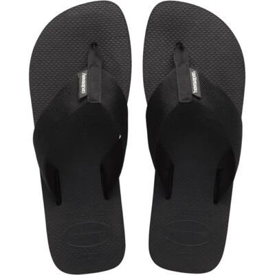 Havaianas Brazil Logo Urban Sandali da uomo neri Havaianas Brazil Logo Urban Sandali da uomo neri