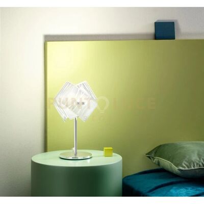 Lampada da Tavolo Gea Luce Agnese - Finitura in Metallo Cromato - 1 Luce E14 Lampada da Tavolo Gea Luce Agnese - Finitura in Metallo Cromato - 1 Luce E14