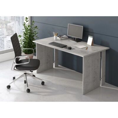 Scrivania Laminato Cemento Omega II Calitan - Moderna Scrivania Laminato Cemento Omega II Calitan - Moderna
