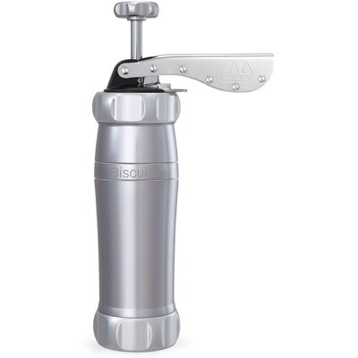 Marcato Biscuit Press - 20 Shapes, Silver - Biscuit Machine Marcato Biscuit Press - 20 Shapes, Silver - Biscuit Machine