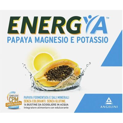 Angelini Energya Papaya Fermentata Magnesio Potassio - Integratore Alimentare Angelini Energya Papaya Fermentata Magnesio Potassio - Integratore Alimentare
