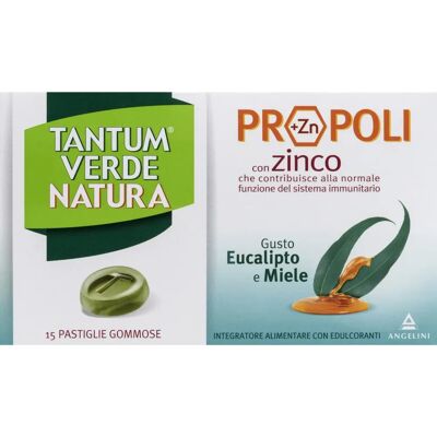Angelini Tantum Verde Natura Eukalyptus Honig - Halsschmerzen Angelini Tantum Verde Natura Eukalyptus Honig - Halsschmerzen