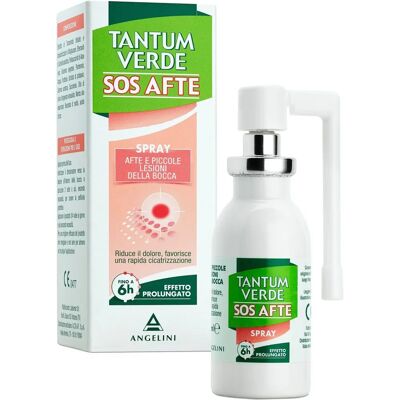 Angelini Tantum Verde SOS Spray - Trattamento per lesioni orali Angelini Tantum Verde SOS Spray - Trattamento per lesioni orali
