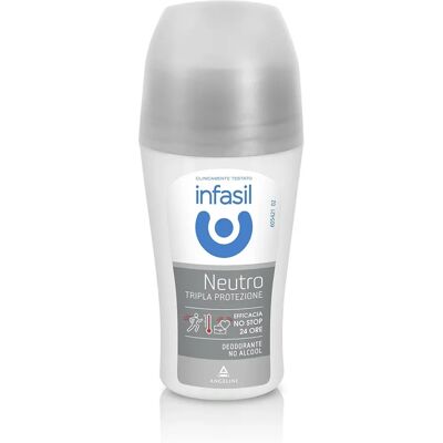 Infasil Neutro Tripla Protezione Deodorante - Roll-On 50ml Infasil Neutro Tripla Protezione Deodorante - Roll-On 50ml