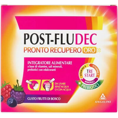 Angelini Post-Fludec Oro - Supporto Immunitario - 12 Stick Angelini Post-Fludec Oro - Supporto Immunitario - 12 Stick