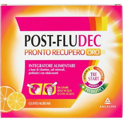 Angelini Post-Fludec Agrumi - Supporto al recupero - 12 Stick Angelini Post-Fludec Agrumi - Supporto al recupero - 12 Stick