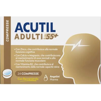 Angelini Acutil 55+ Integratore - Supporto Cognitivo e Osseo Angelini Acutil 55+ Integratore - Supporto Cognitivo e Osseo