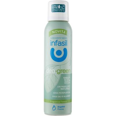 Infasil Eco-Green Deodorante Spray Fresco - Deodorante Spray Infasil Eco-Green Deodorante Spray Fresco - Deodorante Spray
