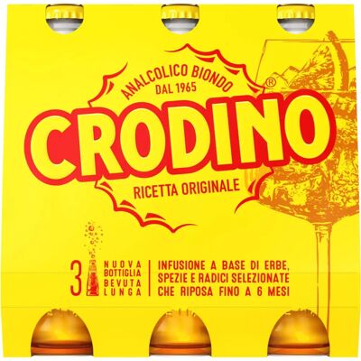Crodino - Alkoholfreier Aperitif - 3 x 17,5 cl Crodino - Alkoholfreier Aperitif - 3 x 17,5 cl