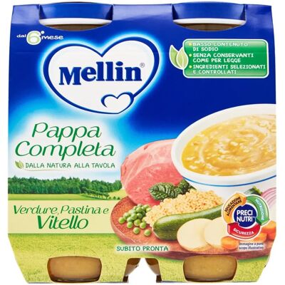 Danone Nutricia Cibo per Bambini - Vitello 2x250g - Alimenti con Carne e Verdure Danone Nutricia Cibo per Bambini - Vitello 2x250g - Alimenti con Carne e Verdure