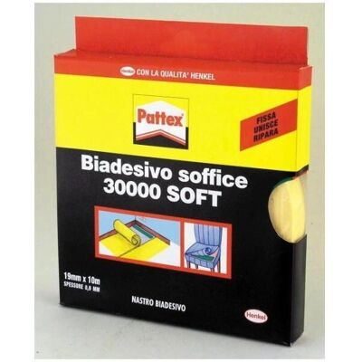 Pattex Soft Double-sided Tape 19mm x 10m - Adhesive Tape Pattex Soft Double-sided Tape 19mm x 10m - Adhesive Tape