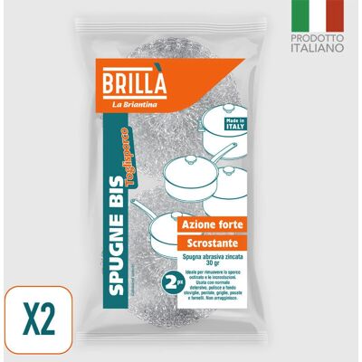 Esponjas de acero de Bricoman - 30g Herramientas de limpieza duraderas Esponjas de acero de Bricoman - 30g Herramientas de limpieza duraderas