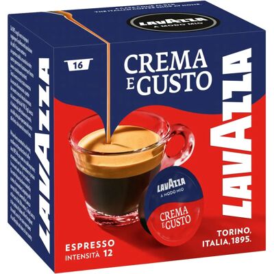 Capsules de Café Crema e Gusto de Lavazza - Espresso Fort - Publicité Capsules de Café Crema e Gusto de Lavazza - Espresso Fort - Publicité
