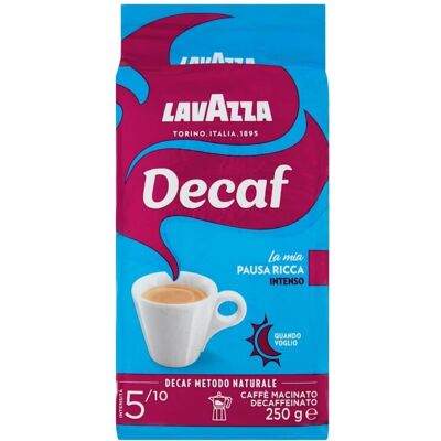 Lavazza DEK Intenso - Kávová mletá bez kofeinu - 250 g Lavazza DEK Intenso - Kávová mletá bez kofeinu - 250 g