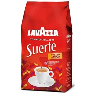 Lavazza Suerte Coffee Beans - Robust, Italian, 1kg Lavazza Suerte Coffee Beans - Robust, Italian, 1kg