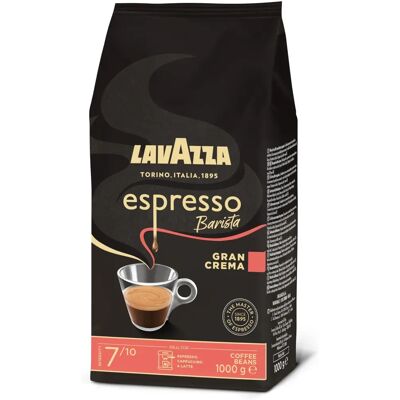 Lavazza Gran Crema Café en grains - 1kg - Publicité Lavazza Gran Crema Café en grains - 1kg - Publicité