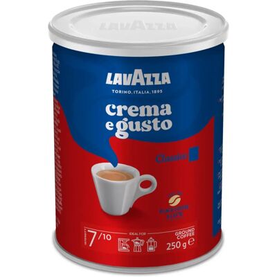 Lavazza Crema e Gusto café moulu 250g - Café - Publicité Lavazza Crema e Gusto café moulu 250g - Café - Publicité