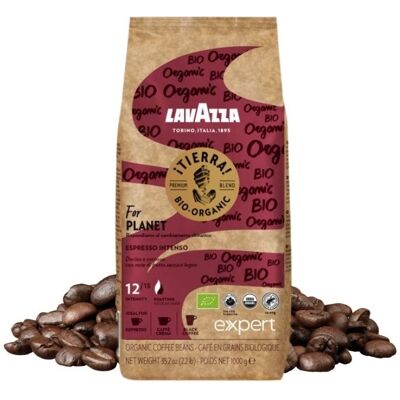 Lavazza Expert Tierra Bio Organic - Grains de café - Publicité Lavazza Expert Tierra Bio Organic - Grains de café - Publicité