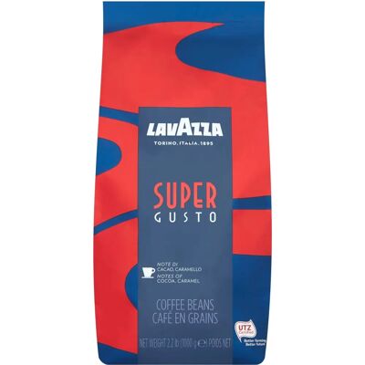 Lavazza Super Gusto Kávé - Arabica & Robusta - 1kg Lavazza Super Gusto Kávé - Arabica & Robusta - 1kg