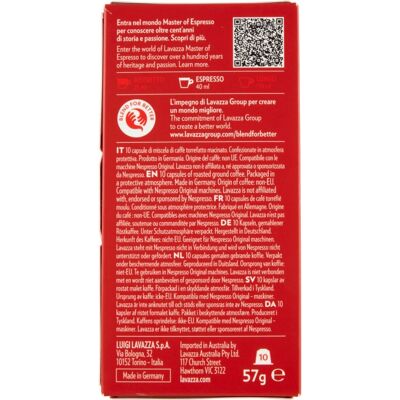 Lavazza A Modo Mio Espresso Qualità Rossa kapsler - 10 kapsler Lavazza A Modo Mio Espresso Qualità Rossa kapsler - 10 kapsler