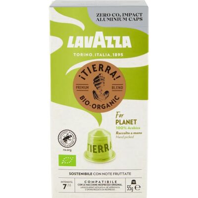 Lavazza Tierra Økologiske Kaffe Kapsler - Nespresso Kompatibel Lavazza Tierra Økologiske Kaffe Kapsler - Nespresso Kompatibel
