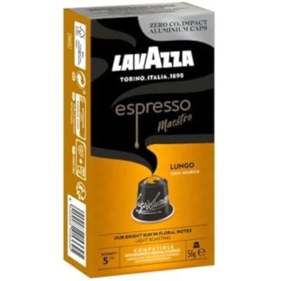 Καψούλες καφέ Lavazza Maestro Lungo - Συμβατές με Nespresso Καψούλες καφέ Lavazza Maestro Lungo - Συμβατές με Nespresso