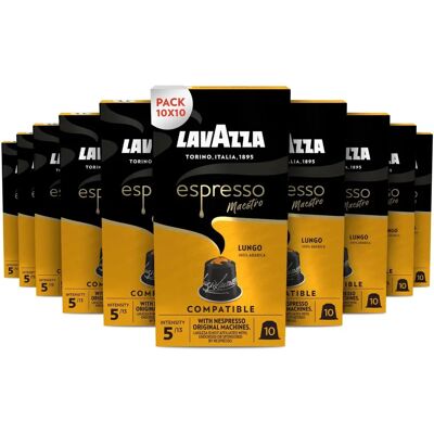 Lavazza Maestro Lungo - Compatible Nespresso Capsules - 100 Capsules Lavazza Maestro Lungo - Compatible Nespresso Capsules - 100 Capsules