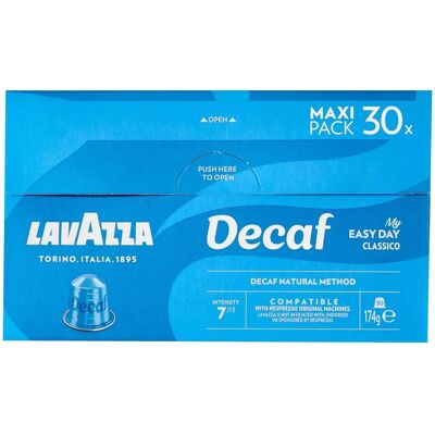 Capsule di Caffè Decaffeinato Lavazza - 30 pezzi - Compatibile Nespresso - Oro Capsule di Caffè Decaffeinato Lavazza - 30 pezzi - Compatibile Nespresso - Oro